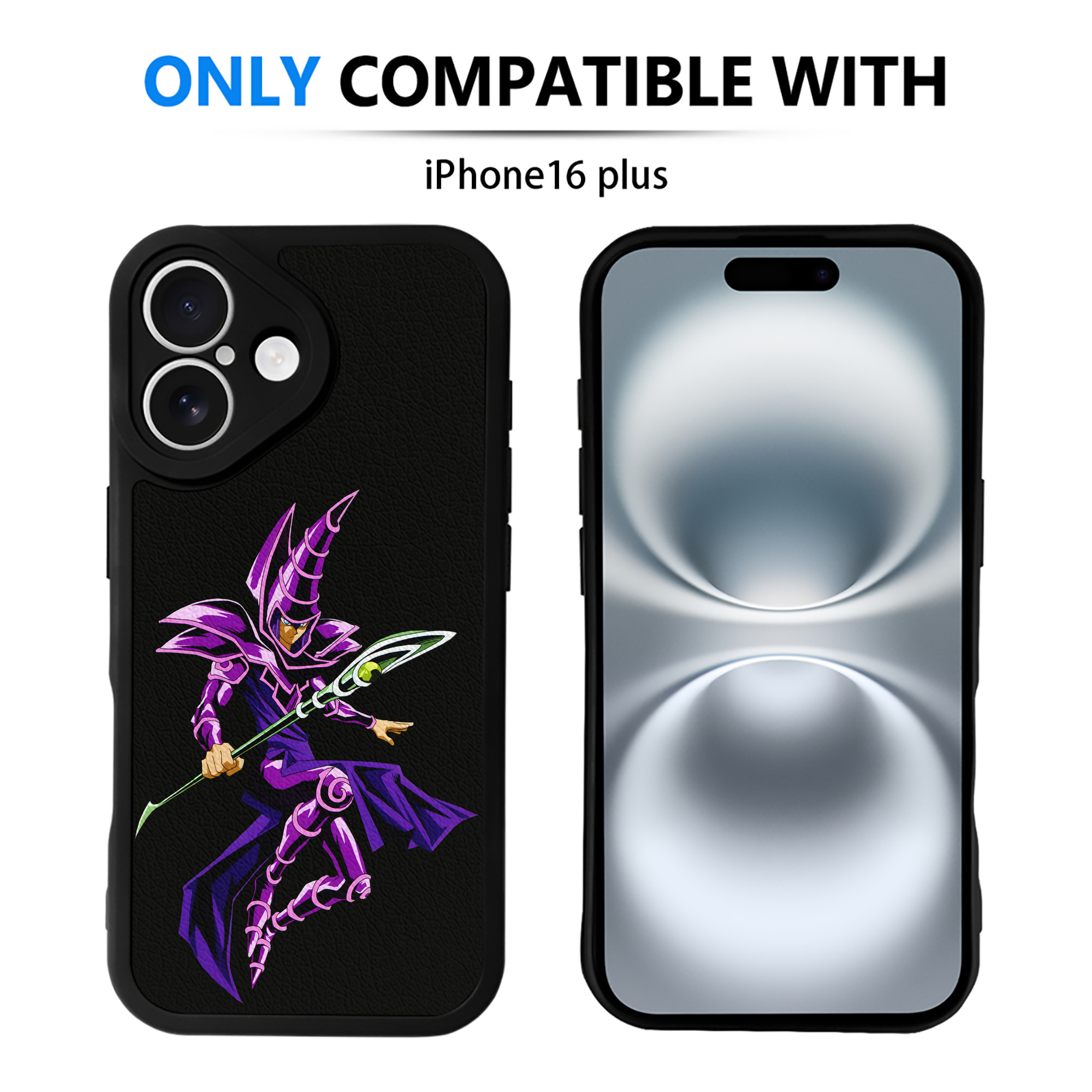 遊☆戯☆王 Yu-Gi-Oh! 【iPhone 16シリーズ対応】シリコンスマホケース（レザー調） 材質：シリコン